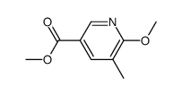 Methyl 6-methoxy-5-methylpyridine-3-carboxylate Structure