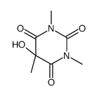 5-hydroxy-1,3,5-trimethyl-1,3-diazinane-2,4,6-trione结构式