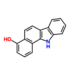 4-羟基-11H-吲哚[2,3-f]萘结构式