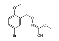 methyl N-[(5-bromo-2-methoxyphenyl)methoxy]carbamate结构式