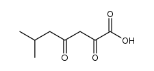 6-methyl-2,4-dioxo-heptanoic acid结构式