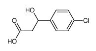 3-(4-氯苯基)-3-羟基丙酸结构式