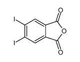 5,6-diiodo-2-benzofuran-1,3-dione结构式