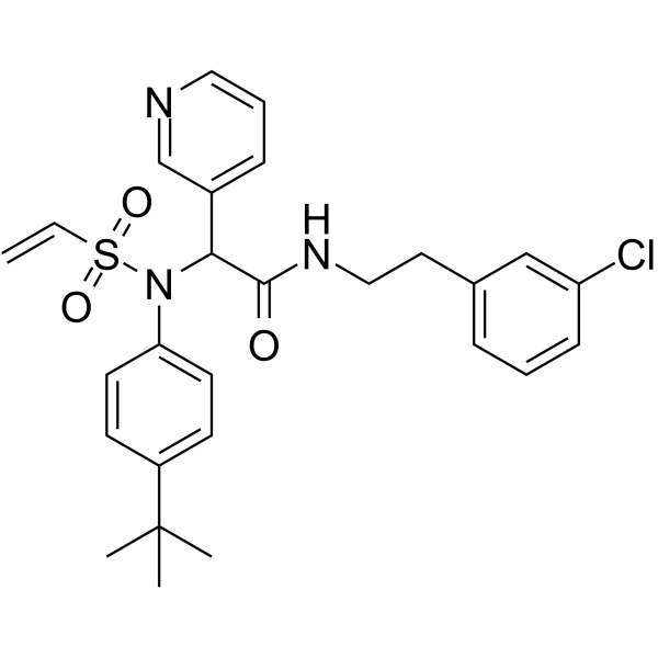 SARS-CoV-2 3CLpro-IN-1 structure