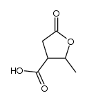 2-methyl-5-oxo-tetrahydro-furan-3-carboxylic acid Structure