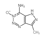 5H-Pyrazolo[4,3-d]-1,2,3-triazin-4-amine,7-methyl-, 3-oxide结构式