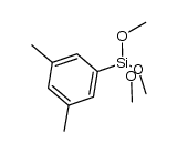 3,5-xylenyl trimethoxysilane结构式