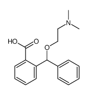 2-[2-(dimethylamino)ethoxy-phenylmethyl]benzoic acid Structure