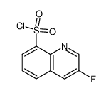 3-Fluoro-8-Quinolinesulfonyl Chloride Structure