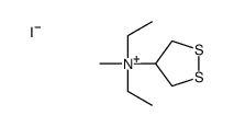 dithiolan-4-yl-diethyl-methylazanium,iodide Structure