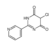 5-Chloro-2-(3-pyridinyl)-4,6(1h,5h)-pyrimidinedione Structure