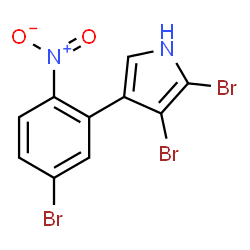 2,3-Dibromo-4-(5-bromo-2-nitrophenyl)-1H-pyrrole picture