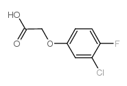 2-(3-氯-4-氟苯氧基)乙酸结构式