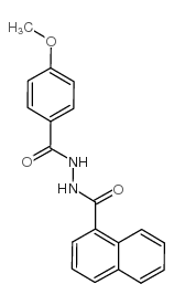 1-(4-Methoxybenzoyl)-2-(1-Naphthoyl)Hydrazine Structure