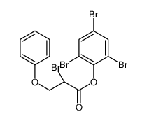 (2,4,6-tribromophenyl) (2S)-2-bromo-3-phenoxypropanoate Structure
