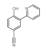 Benzonitrile,4-hydroxy-3-(2-pyridinyl)-结构式