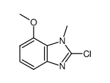 1H-Benzimidazole,2-chloro-7-methoxy-1-methyl-(9CI) structure