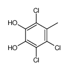 3,4,6-trichloro-5-methylbenzene-1,2-diol结构式