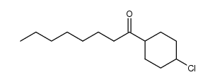 1-(4-chlorocyclohexyl)octan-1-one Structure
