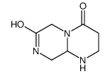 2H-Pyrazino[1,2-a]pyrimidine-4,7(3H,6H)-dione,tetrahydro-(9CI) Structure