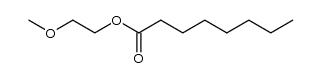 2-methoxyethyl octanoate结构式