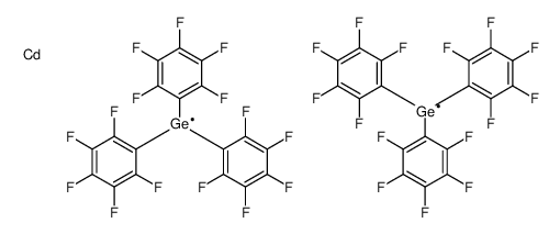 cadmium,tris(2,3,4,5,6-pentafluorophenyl)germanium Structure