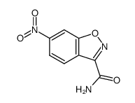 6-nitro-benz[d]isoxazole-3-carboxylic acid amide结构式