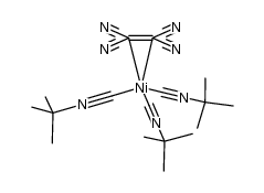 (t-C4H9NC)3Ni(NC)2CC(CN)2 Structure
