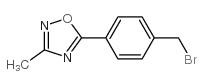 5-[4-(bromomethyl)phenyl]-3-methyl-1,2,4-oxadiazole Structure