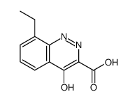 8-ethyl-4-oxo-1,4-dihydro-cinnoline-3-carboxylic acid Structure