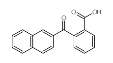 Benzoic acid,2-(2-naphthalenylcarbonyl)- Structure