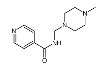 N-[(4-methylpiperazin-1-yl)methyl]pyridine-4-carboxamide Structure