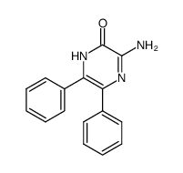 3-AMINO-5,6-DIPHENYL-1H-PYRAZIN-2-ONE structure