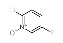 2-CHLORO-5-FLUOROPYRIDINE 1-OXIDE structure
