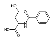 N-benzoyl-DL-homoserine Structure