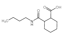 2-[(Butylamino)carbonyl]cyclohexanecarboxylic acid Structure