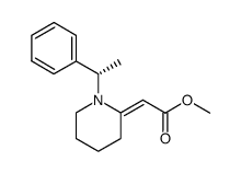[1-((S)-1--phenylethyl)piperidin-2-ylidene]acetic acid methyl ester Structure