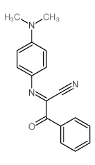 2-(4-dimethylaminophenyl)imino-3-oxo-3-phenyl-propanenitrile structure