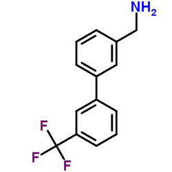 1-[3'-(Trifluoromethyl)-3-biphenylyl]methanamine结构式