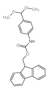 (9H-fluoren-9-yl)methyl (4-(dimethoxymethyl)phenyl)carbamate Structure