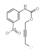 4-chlorobut-2-ynyl N-(3-nitrophenyl)carbamate结构式