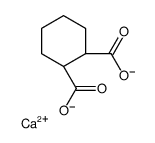 calcium,(1S,2R)-cyclohexane-1,2-dicarboxylate Structure