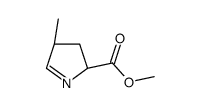 Methyl (2R,4S)-4-methyl-3,4-dihydro-2H-pyrrole-2-carboxylate Structure