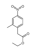 ethyl 2-(2-methyl-4-nitrophenyl)acetate Structure