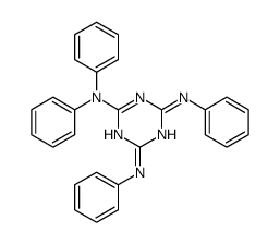 2-N,2-N,4-N,6-N-tetraphenyl-1,3,5-triazine-2,4,6-triamine Structure