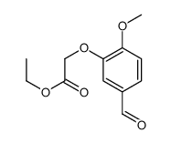 ethyl (5-formyl-2-methoxyphenoxy)acetate Structure