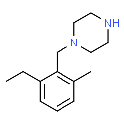 Piperazine, 1-[(2-ethyl-6-methylphenyl)methyl]- (9CI) Structure