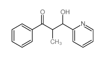 3-hydroxy-2-methyl-1-phenyl-3-pyridin-2-yl-propan-1-one结构式