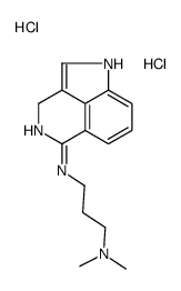 5-(3'-Dimethylaminopropyl)-1,3-dihydropyrrolo(4,3,2-de)isoquinoline dihydrochloride结构式