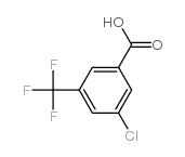 3-CHLORO-5-(TRIFLUOROMETHYL)BENZOICACID Structure